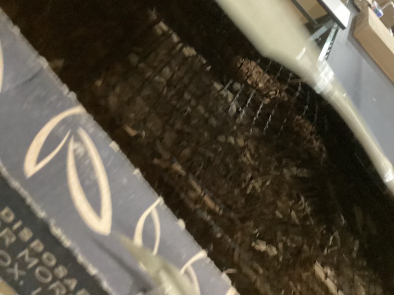 Condition photo showing Good Condition for Bark Potty Large Dog Potty Training Box - Disposable, Long-Lasting Pee Pad Litter Replacement - Leak Resistant, Multi-Use, Odor Control, Indoor/Outdoor Toilet Tray Large 30x20