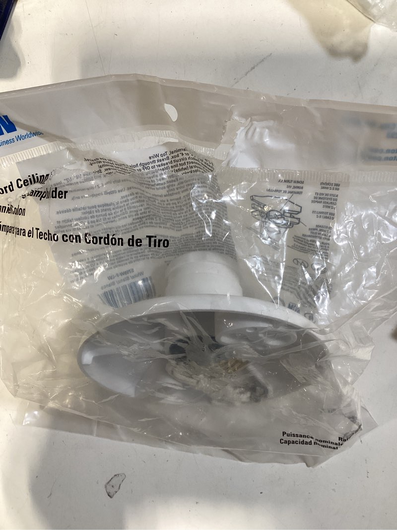 Condition photo showing Good Condition for eaton pull cord lamp holder