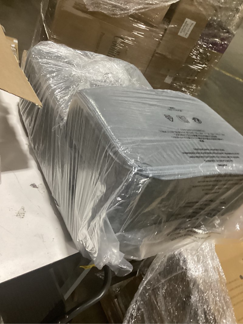 Condition photo showing Good Condition for eheyciga dog stairs for bed 18\" h, 4-step dog steps for high bed, pet steps for small dogs and cats, non-slip balanced pet ramp indoor, grey grey 4 standard 15\" x 24\" x 18\"