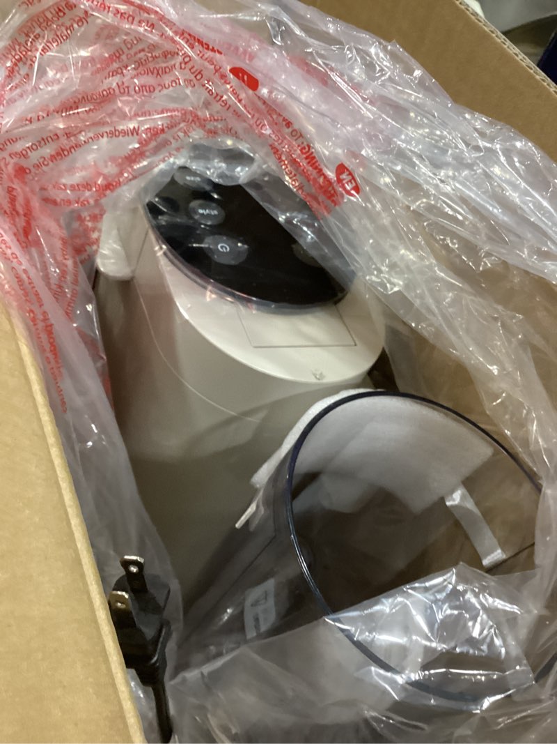 Condition photo showing As Is for Ninja Pod & Grounds | Coffee Maker | XL Single-Serve | K-Cup Pod Compatible | Brews Grounds | Compact Design | Built-In Milk Frother | 68-oz. Reservoir, 6-oz. Cup to 24-oz. Mug Sizes | Stone |PB055AST