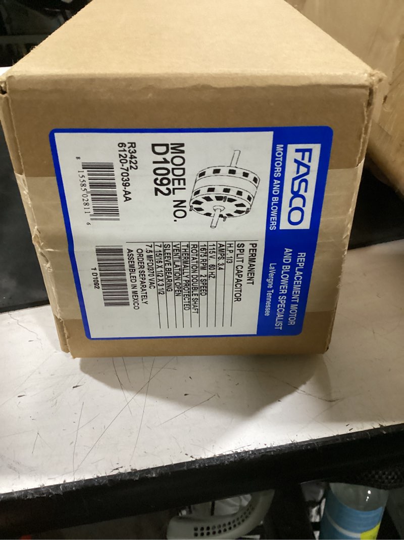 Condition photo showing Good Condition for 1/3hp1675/1080rpm115vmtr