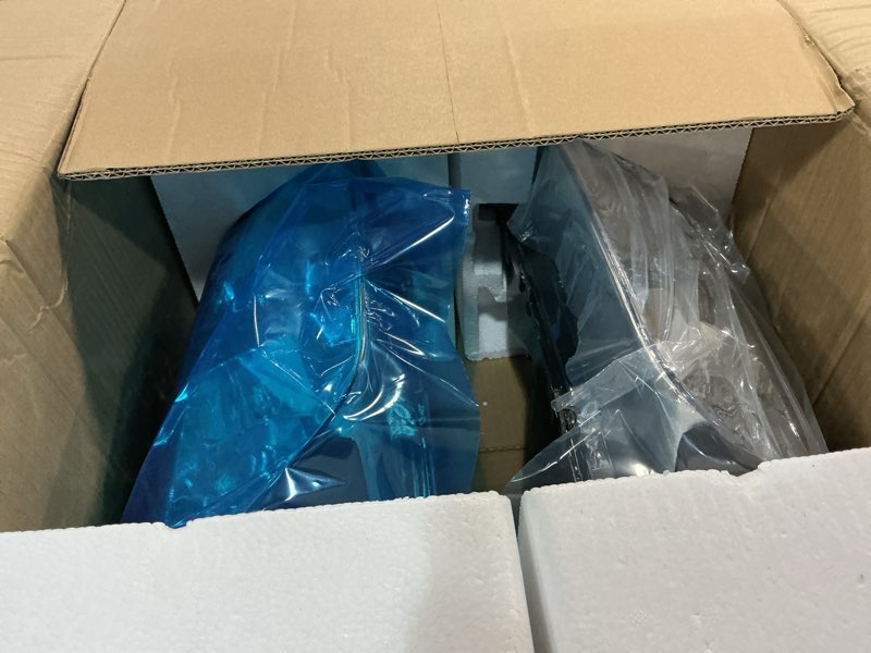 Condition photo showing Good Condition for 2005-2007 ford focus headlight assembly for 2005 2006 2007 ford focus clear lens chrome housing with clear reflector headlamp replacement left and right pair transparent 05-07