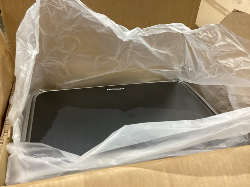 Condition photo showing Good Condition for Mbillion Automatic Trash Can - 15 Gallon Motion Sensor Stainless Steel Smart Trash Can With Lid Rectangular Touchless Garbage Can for Kitchen, Bedroom, Home Office - Dark Gray Dark Gray 15.3 Gallon