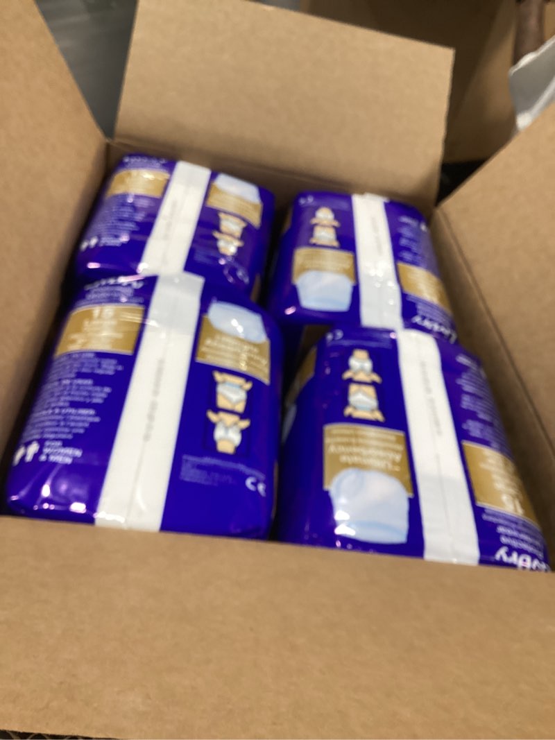 Condition photo showing Good Condition for livdry large ultimate adult incontinence underwear, high absorbency, leak cuff protection, l, 60-pack large (60 count)