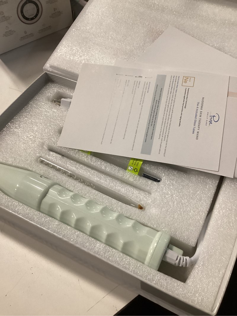 Condition photo showing Good Condition for pure daily care nuderma handheld skin therapy wand machine w/neon – anti-aging - skin tightening - wrinkle reducing - dark circles – clarifying - hair & scalp stimulator 1 count (pack of 1)