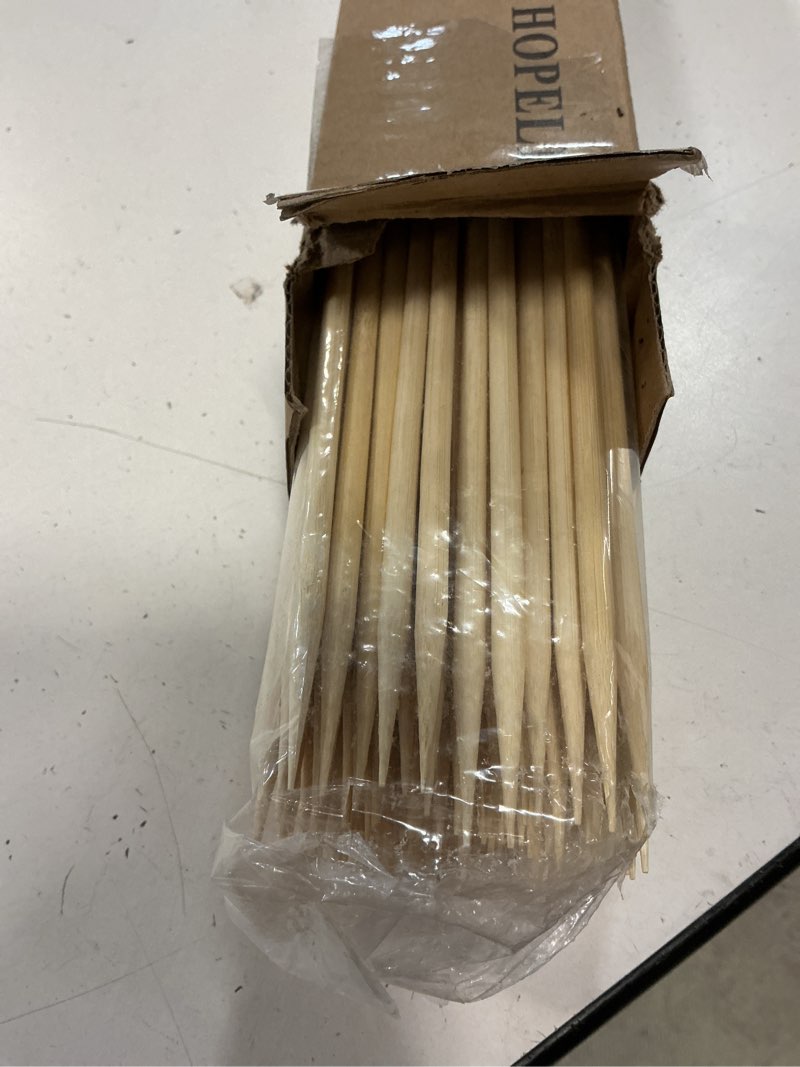 Condition photo showing Good Condition for hopelf 36" natural bamboo skewers sticks for marshmallows?s'mores?bbq?kabob?grilling?barbecue?roasting?camping.more size choices 6"/8"/10"/12"/14"/30"(100 pcs) 36 inch 100