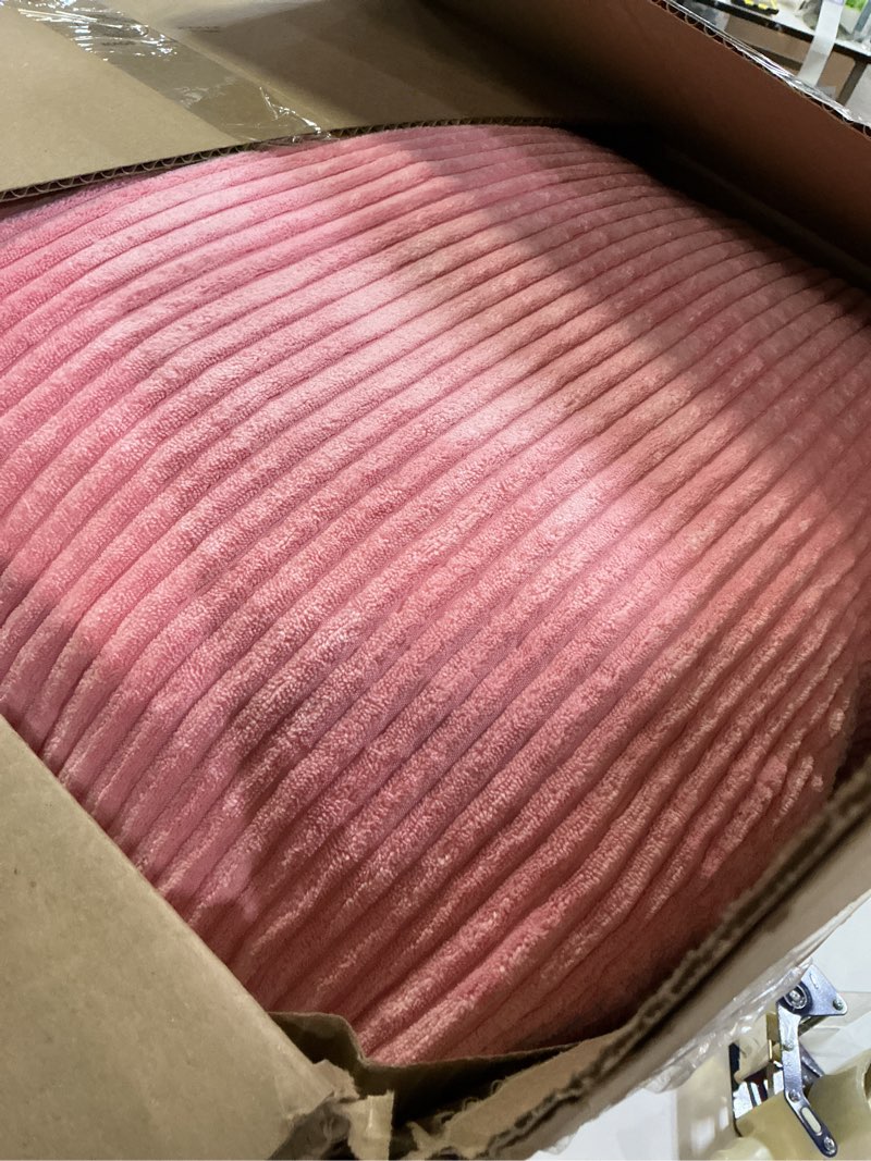 Condition photo showing Good Condition for MAXYOYO Kids Bean Bag Chair, Stuffed Toddler Bean Bag Sofa with Filler Bean Bag Chair for Boys and Girls, Lazy Sofa with Pocket Floor Chair for Gaming, Reading, Pink