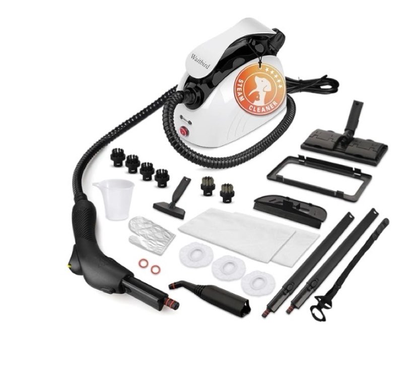  Waitbird Steam Cleaner, Steam Cleaner For Home, Handheld Steamer For Cleaning With 21 Accessories, 248 °F High Temperature, Suitable for Grout, Floor. Sofas, Upholstery, Toys
