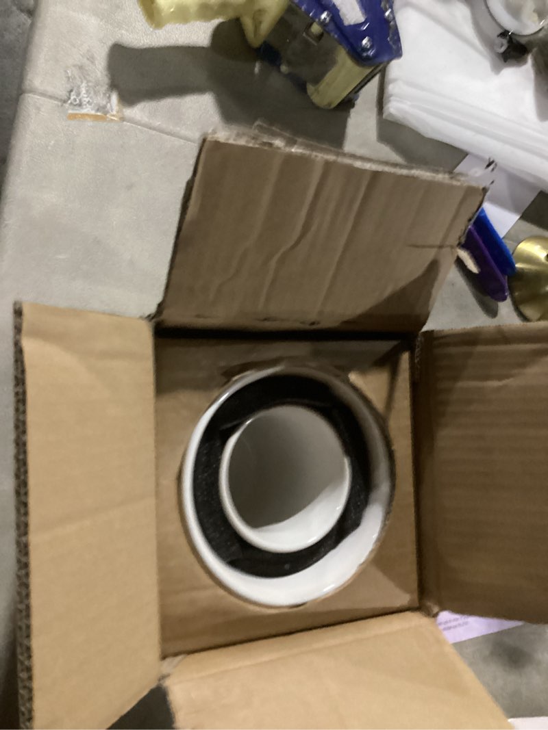 Condition photo showing Good Condition for LE TAUCI Utensil Holder, 6.9"+5.3" Ceramic Kitchen Utensil Holder for Countertop - Embossed Utensil Organizer for Spatula & Spoon, Cooking Utensil Crock Set of 2, Arctic White, Bee Design