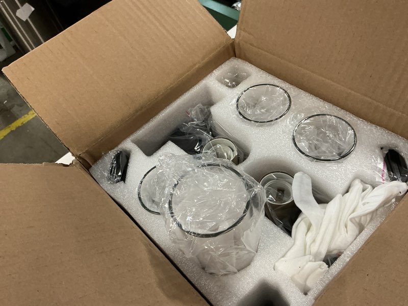 Condition photo showing Good Condition for Battery Operated Wall Sconces Set of 2, 330° Rotation 3000K-6000K Dimmable Wireless Wall Sconce with Clear Glass Black Gold 10400mAh USB Rechargeable Wall Lights with Remote Bulbs Included 2 Pack Black Gold-2Pack