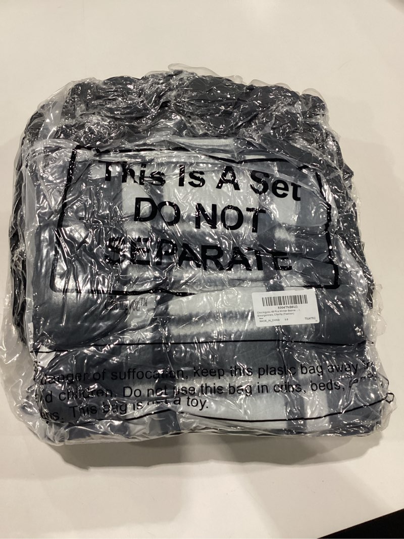 Condition photo showing New/Like New for 48 Pcs Winter Beanie Hat Glove Scarf Set Bulk Fleece Windproof Ski Glove Plaid Scarves Warm Beanie Cap for Women Men Homeless Fashion