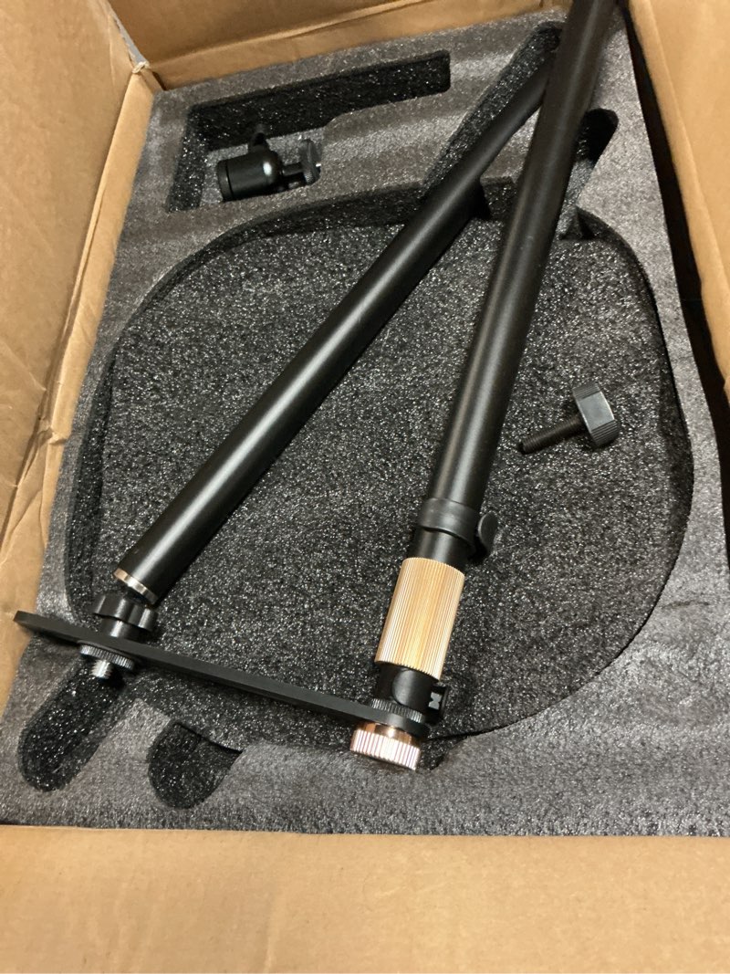 Condition photo showing Good Condition for hvaying projector stand, 360° swivel, sofa against wall hidden stand, height adjustable, mini ceiling wall mount projector mount bracket, compatible with home office video vlog dvr camera