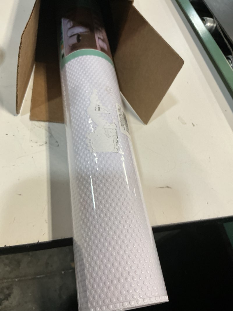 Condition photo showing New/Like New for FLPMIX Shelf Liner 24 inch Wide - Waterproof Cabinets Liners, Non Adhesive, Easy to Cut Under Sink Mat Liners for Kitchens Drawer, Shelves, 24 X 300Inch White White 24"W x 300"L