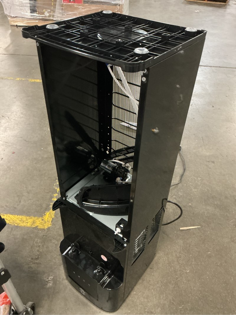 Condition photo showing As Is for primo 5-gallon bottom load black water cooler