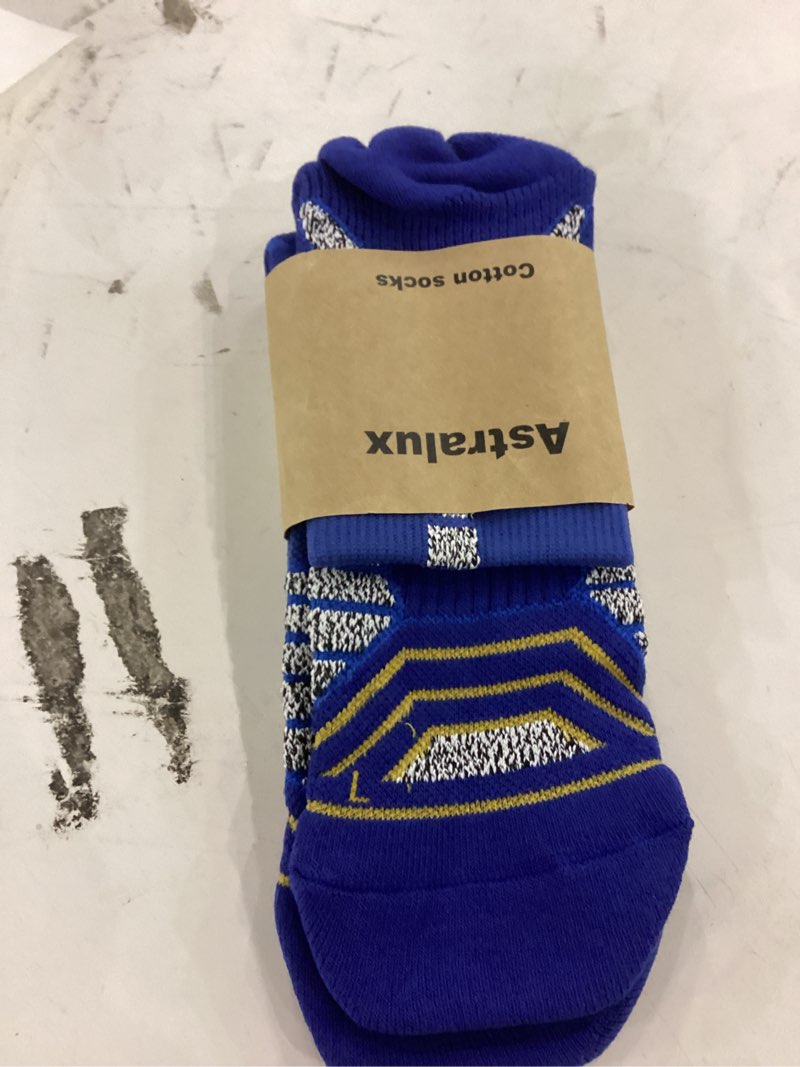 ASTRALUX Running Socks 3 Pairs Cushioned Anti-Blister Athletic Basketball Hicking Socks