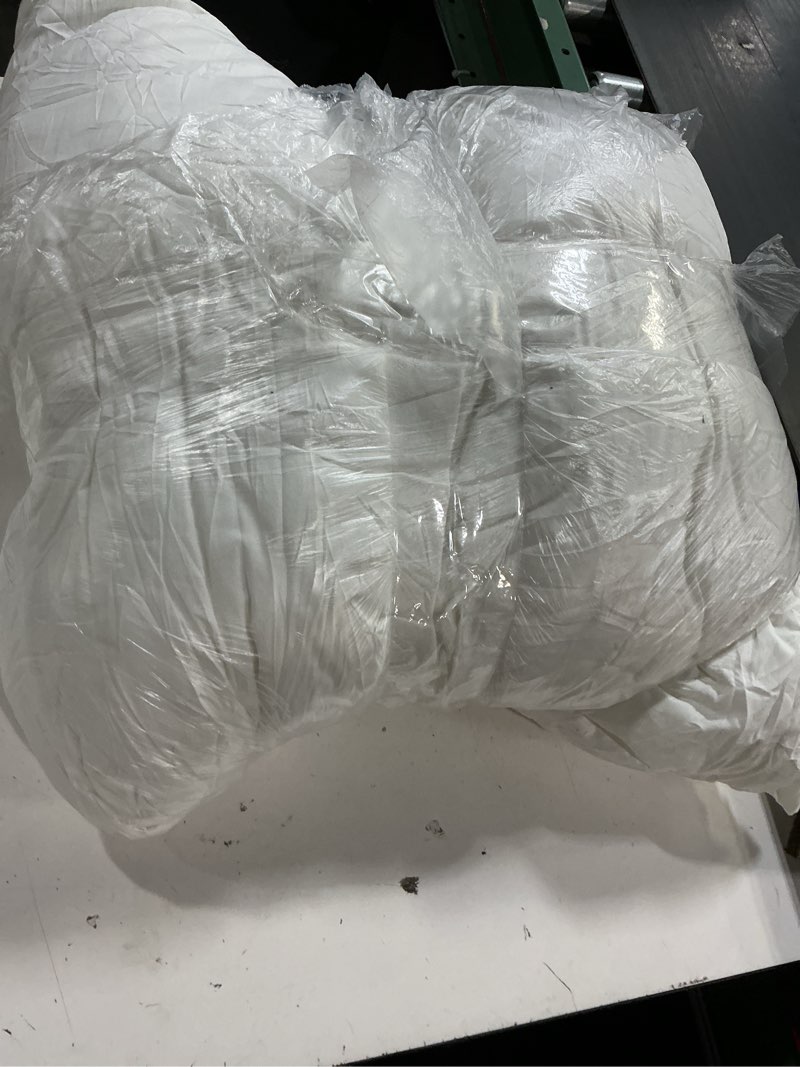 Condition photo showing As Is for (( only one))extra thick and full plump cotton fabric throw pillow inserts, overfilled cushion filler, 26 x 26 inches