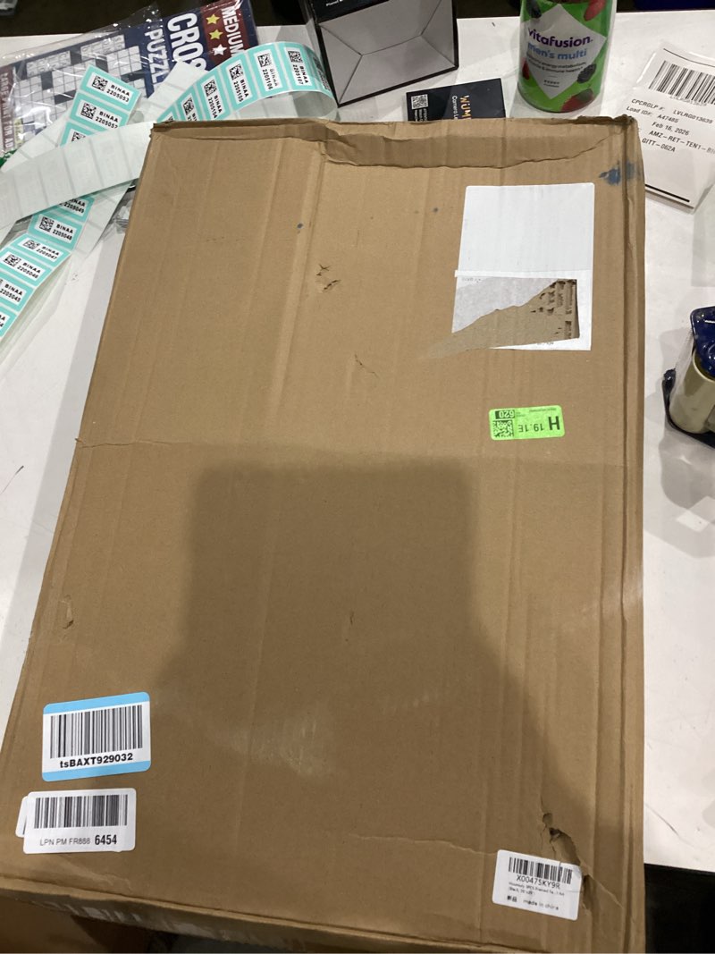 Condition photo showing As Is for Houmury 3PCS Framed Faith Hope Love Bible Verses Wall Art Farmhouse Religious Quotes Wall Decor Inspirational Wall Art (Black, 16"x24") 16"x24" Black