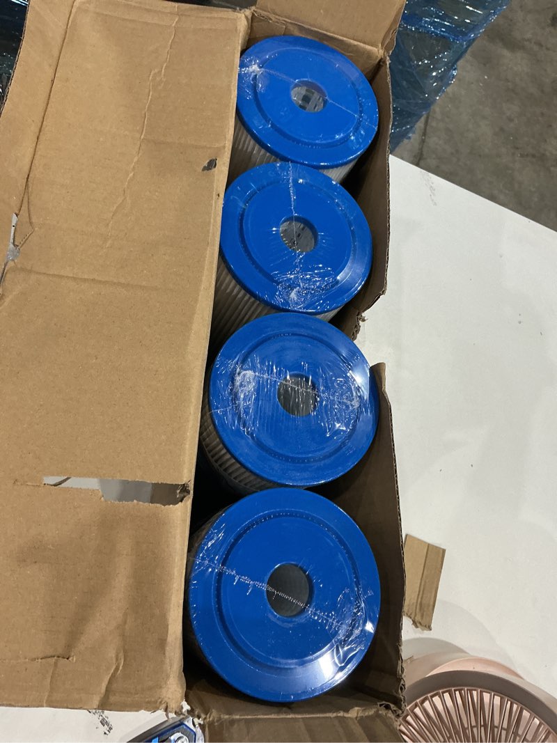 Condition photo showing Good Condition for 5 micron 10\\\" x 4.5\\\" whole house water filter compatible with ge fxhsc, gxwh40l, plumber w50pehd, culligan r50-bbsa, pentek r50-bb, w10-pr, dupont wfhdc3001, w50pehd, high flow sediment filters, 4 pack