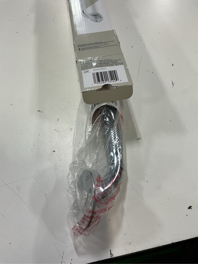 Condition photo showing Good Condition for medline knurled chrome 24” grab bar for shower & bathtub, independence & ease of movement — for elderly, handicapped or seniors, 300 lb. capacity, 1 bar 24"