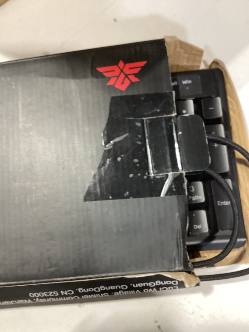 Condition photo showing Good Condition for npet k10 wired gaming keyboard, led backlit, spill-resistant design, multimedia keys, quiet silent usb membrane keyboard for desktop, computer, pc (black) rgb 104 keys