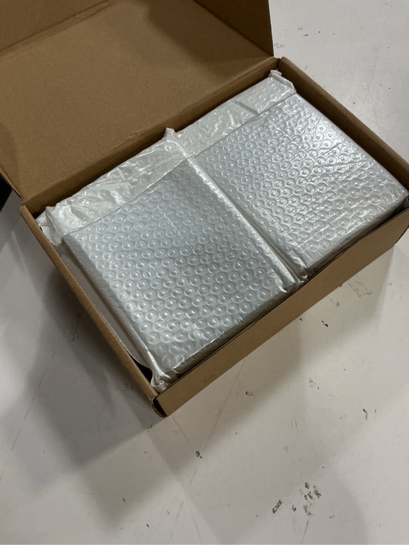Condition photo showing New/Like New for egofine 4x6 acrylic frames 6 pack, 20mm thicker frameless clear picture frames, double sided magnetic picture frames, free standing desktop display 6 4x6