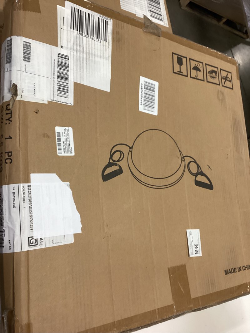 Condition photo showing New/Like New for 23in Balance Ball, 1600 lbs Half Exercise Ball with Nonslip Base, Inflatable Half Ball Balance Train