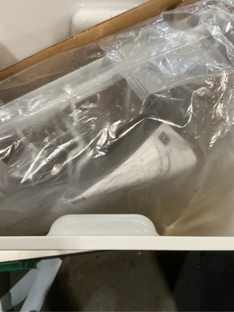 Condition photo showing New/Like New for closetmaid pull out trash bin, 24-quart, white