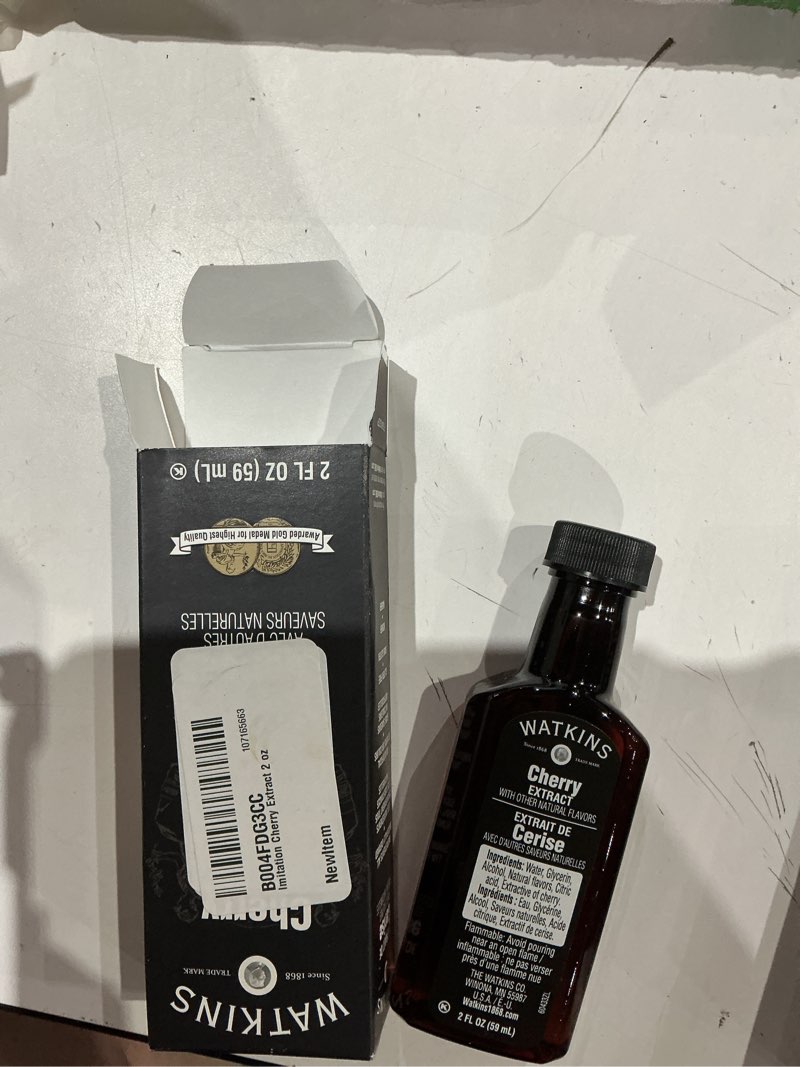 Condition photo showing Good Condition for watkins imitation cherry extract, 2 oz(59ml)(pack 6)