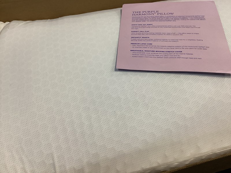Condition photo showing Good Condition for purple harmony pillow