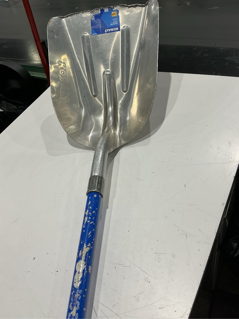 Condition photo showing As Is for kobalt 18-in fiberglass d-handle scoop