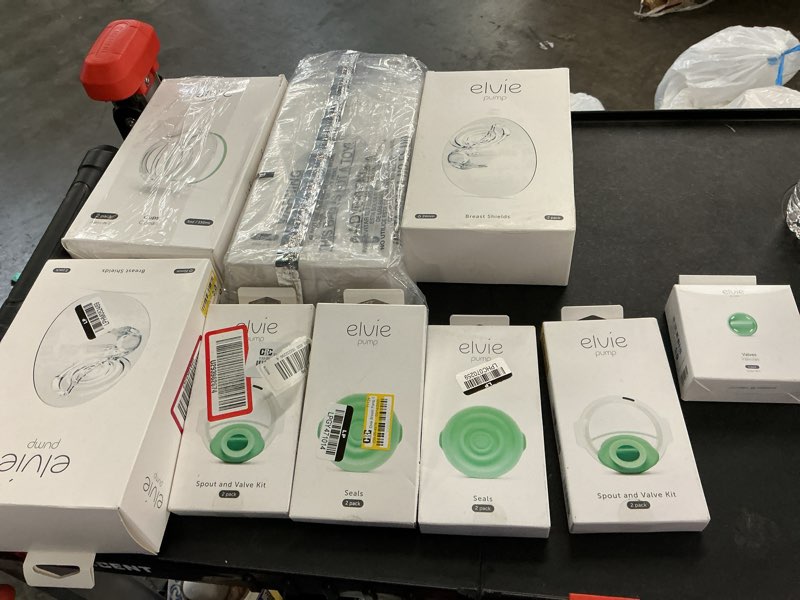 assorted elvie breast pump essentials 