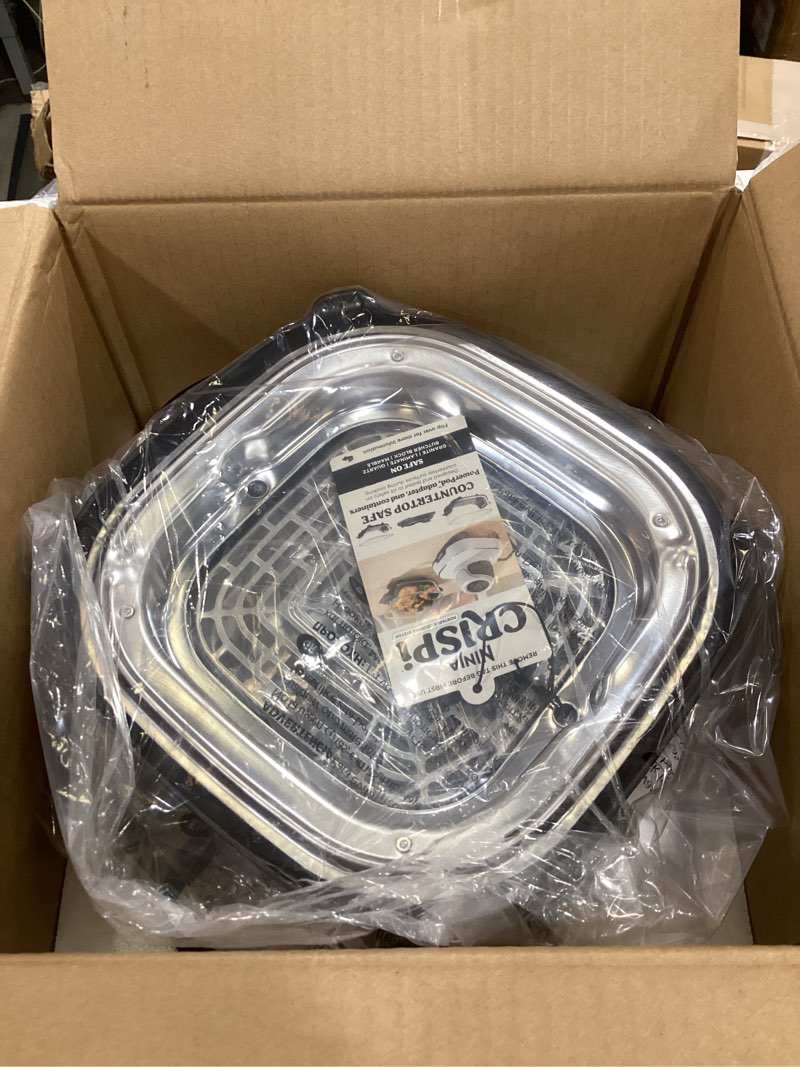 Condition photo showing Good Condition for ninja crispi 4-in-1 glass air fryer | with non-toxic 4qt & 6-cup glass containers & lids | microwave, freezer, dishwasher safe | 450°f max temp |1500 watt | cyberspace | fn101gy cyberspace gray