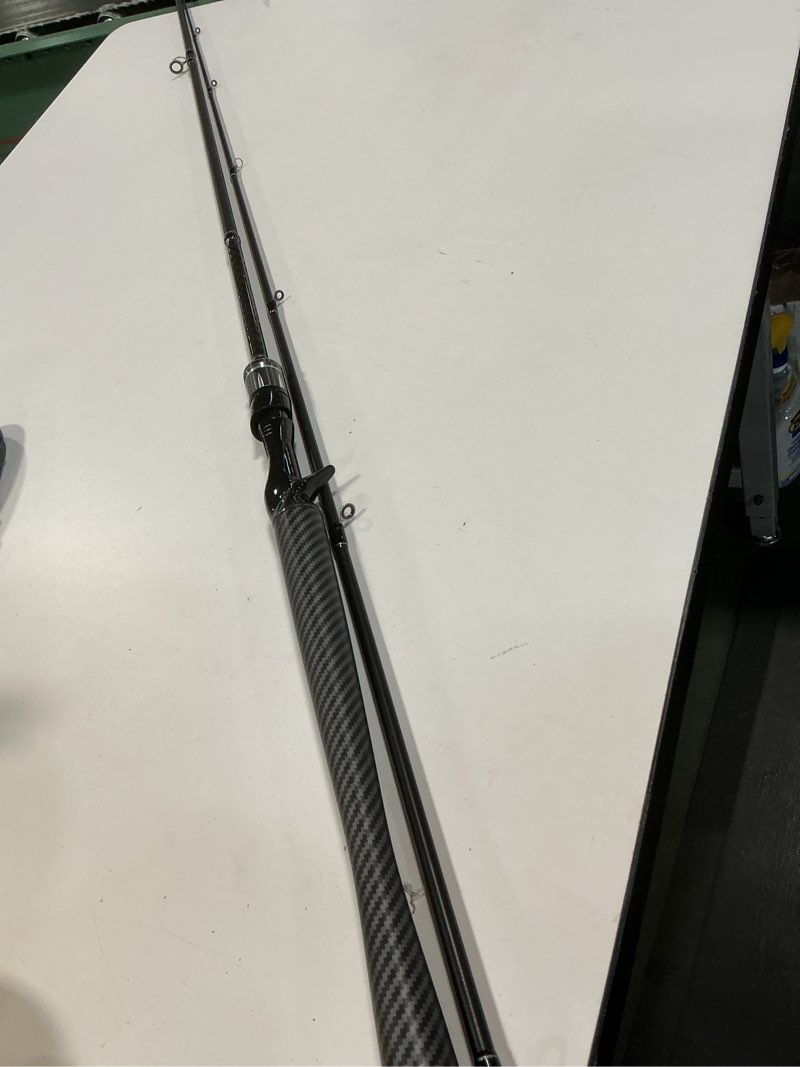 Condition photo showing Good Condition for SEASIR Grandmaster Fishing Rod, Ultralight Spinning Rod Bait Casting Rod, Medium Baitcaster Rod, 2-Piece, Fuji O, Fast Action, Carbon Fiber, Fishing Pole for Saltwater Freshwater Trout Bass Catfish Casting 2.1m