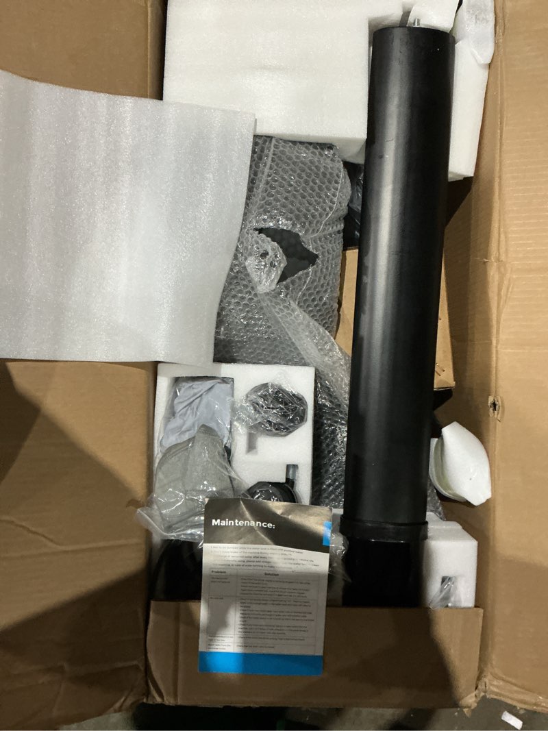 Condition photo showing As Is for standing hair steamer for deep conditioning?7 color pattern hooded ?deep scalp care, 6 different modes, adjustable height, computer-controlled panel?suitable for hair salons and home use six modes?black?