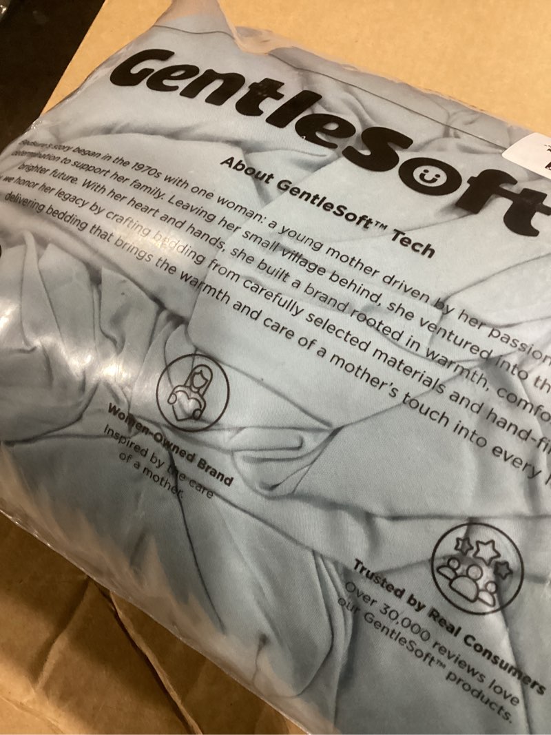 Condition photo showing Good Condition for Bedsure Duvet Cover California King Size - Soft Double Brushed Bedding Set for Kids & Adults, Zipper Closure, 3 Pieces, Includes 1 Duvet Cover (104"x98") & 2 Pillow Shams, NO Comforter, Mineral Blue California King (104" x 98") 05 - Mineral Blue