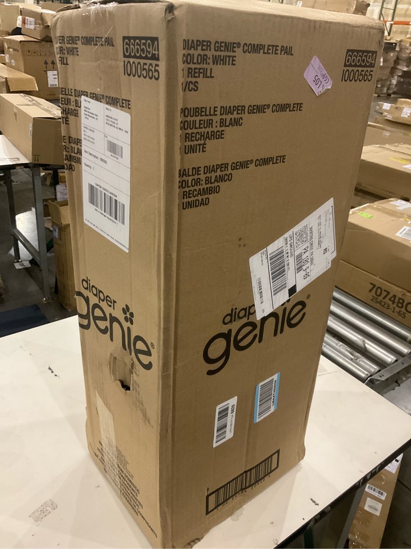 Diaper genie complete pail, white