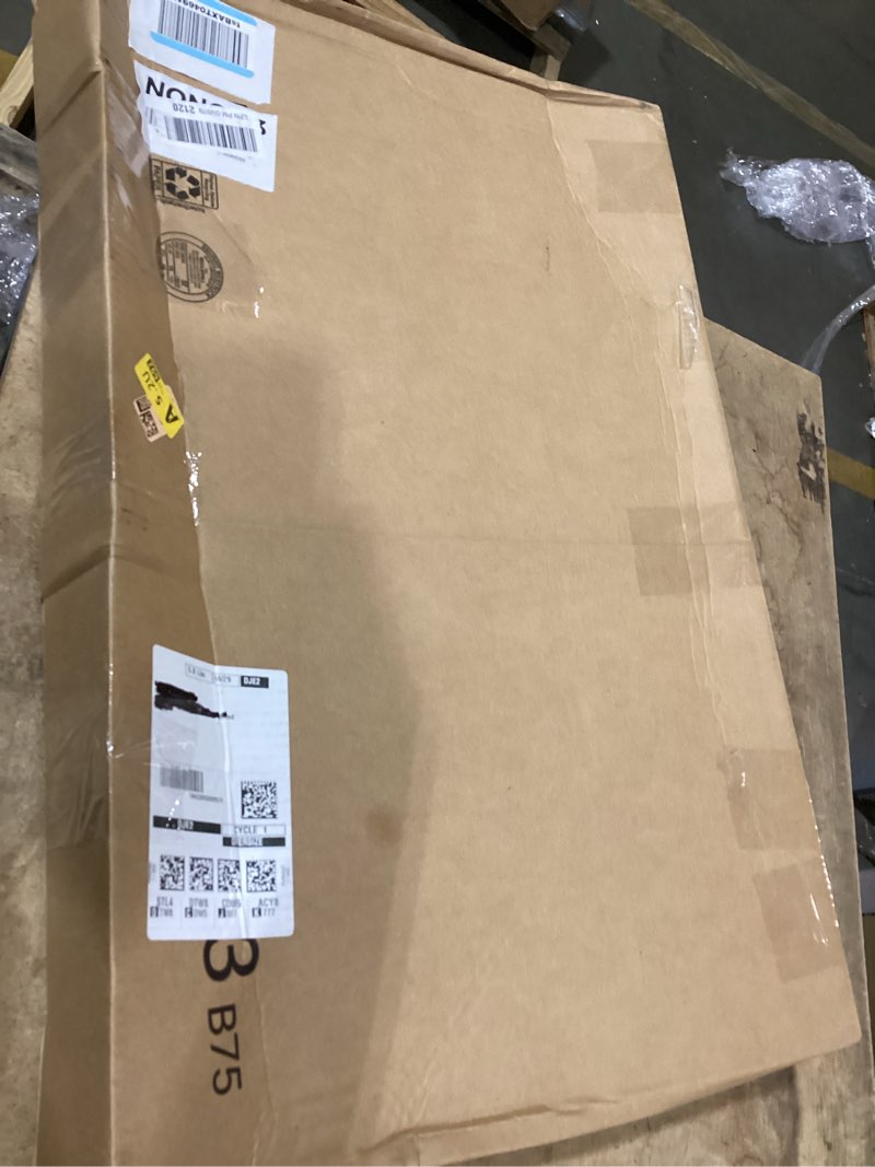 Condition photo showing New/Like New for hvac premium 26'' x 14'' return air grille - sidewall and ceiling - hvac vent duct cover diffuser - black [outer dimensions: 27.75w x 15.75''h] 26 x 14 black