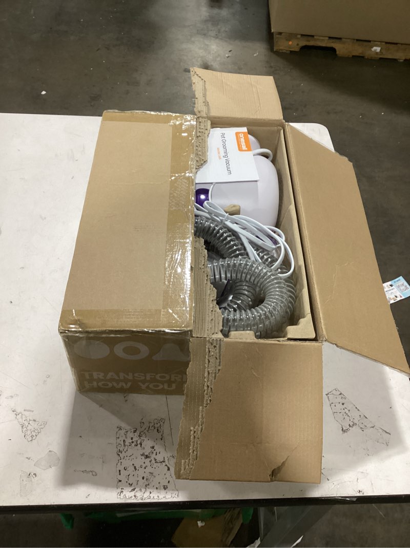 Condition photo showing Good Condition for oneisall Dog Grooming Vacuum Kits: 15000Pa Shedding Brush with Grooming Tools, 3 Suction Low Noise, Pet Grooming Vacuum for Thick and Undercoat, 1.5L Dust Cup Dog Hair Vacuum, Home Cleaning, LM5