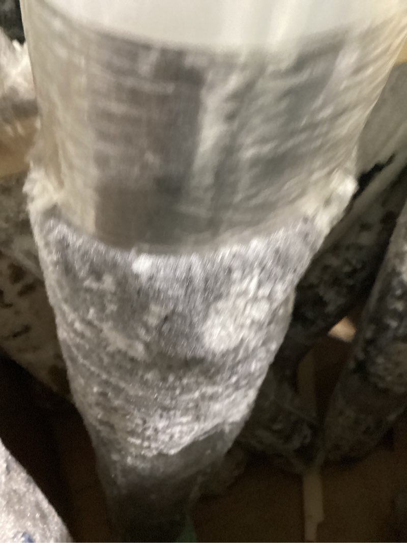 Condition photo showing As Is for Kasha  collection grey 150x213d