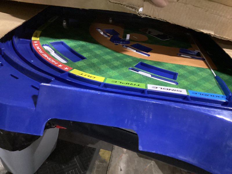 Condition photo showing As Is for mlb slammin' sluggers baseball game