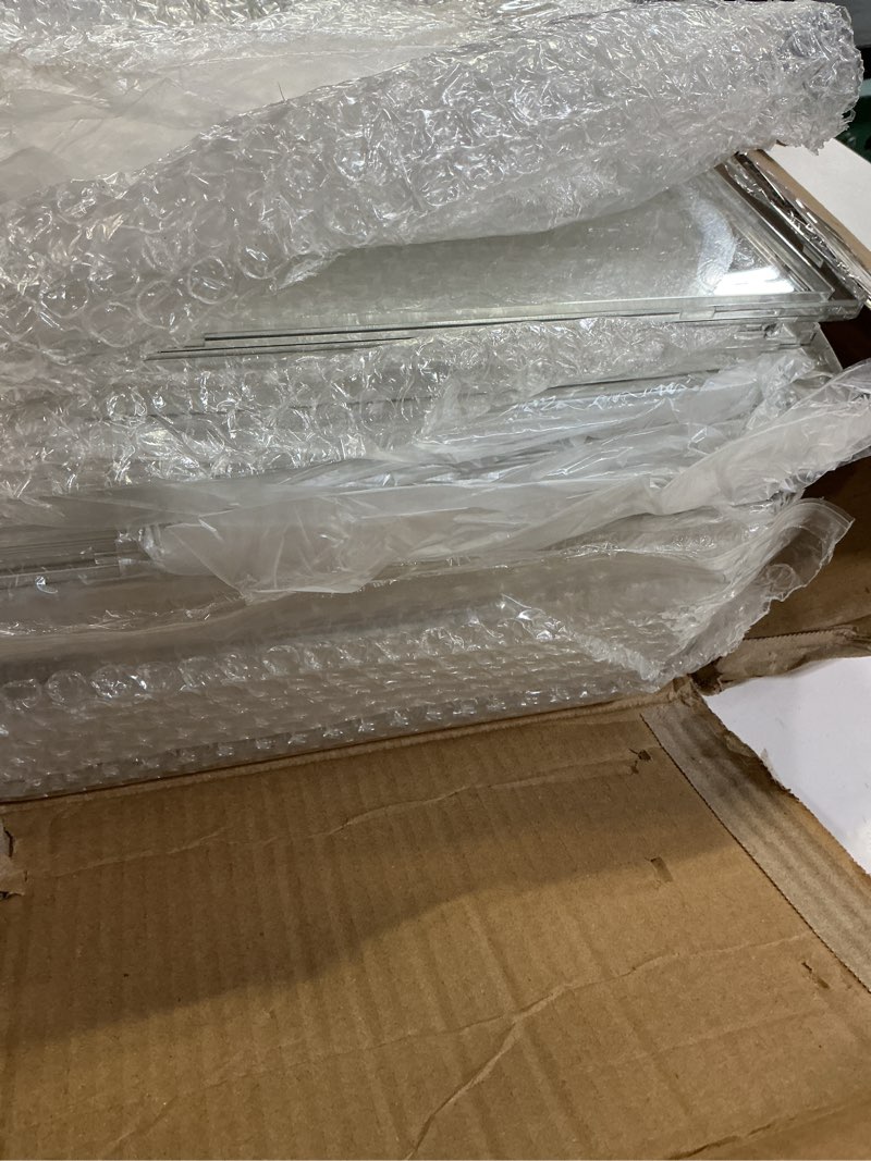 Condition photo showing Good Condition for HBlife 5 Pack Purse Storage Organizer for Closet, Large Clear Stackable Handbag Display Case Box with Magnetic Door for Collectibles, Cosmetics, Women Heels and Toys 5 Pack Large