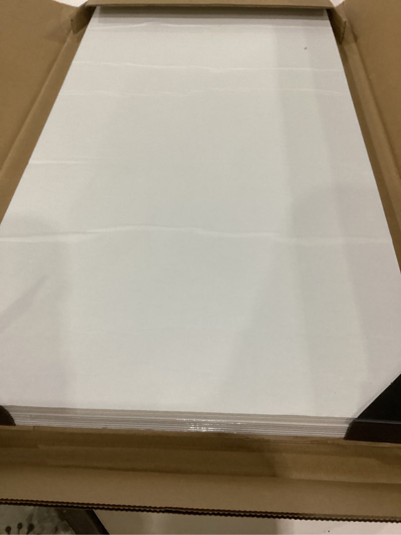 Condition photo showing New/Like New for haimin wall panels peel and stick 10 pieces 23.6x11.8in (19.4 sq. ft. coverage) lightweight backsplash marble look tile (not real marble) ideal for kitchen bathrooms living rooms bedrooms (white-lyb)