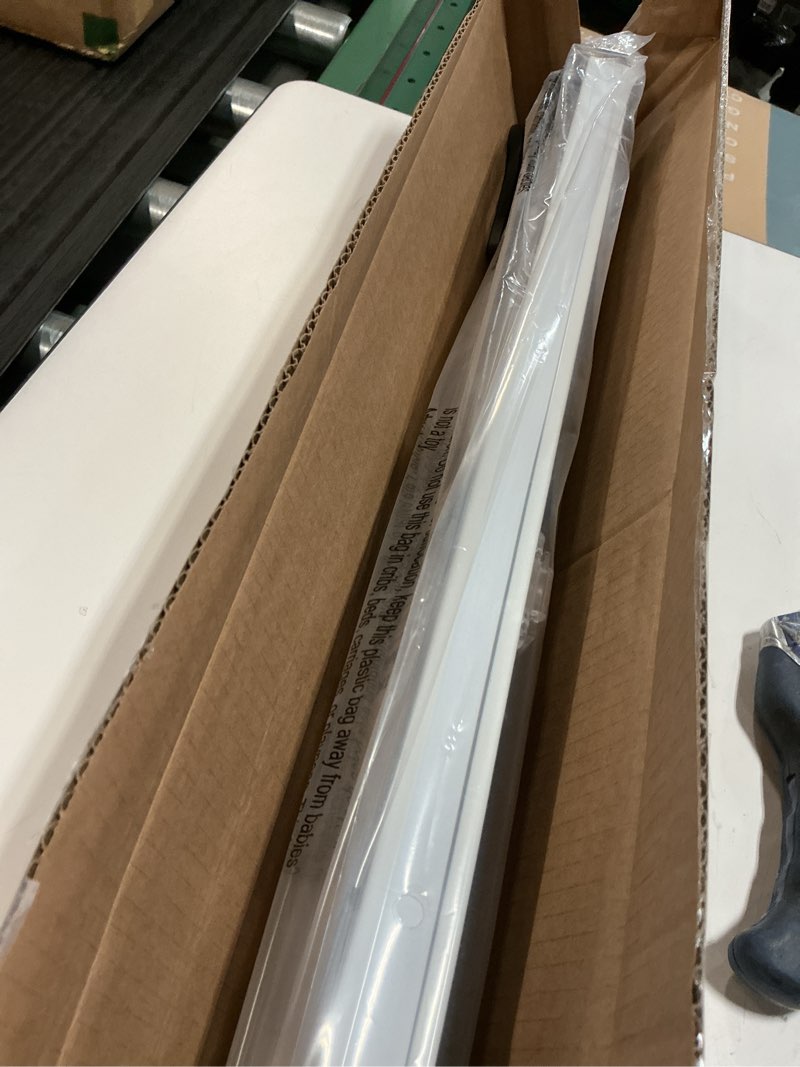 Condition photo showing Good Condition for lazblinds no tools no drill cordless cellular shades, blackout light blocking honeycomb shades for home, thermal insulation blinds for windows, 28" w x 36" h, white blackout-white 28" w x 36" h