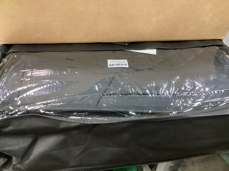 Condition photo showing New/Like New for Coverado Car Seat Covers Full Set, Waterproof Dodge RAM Seat Cover Leather Protector Compatible with 2002-2024 RAM 1500 2500 3500 Truck Pickup Crew Quad Cab with Curved Bench, Black