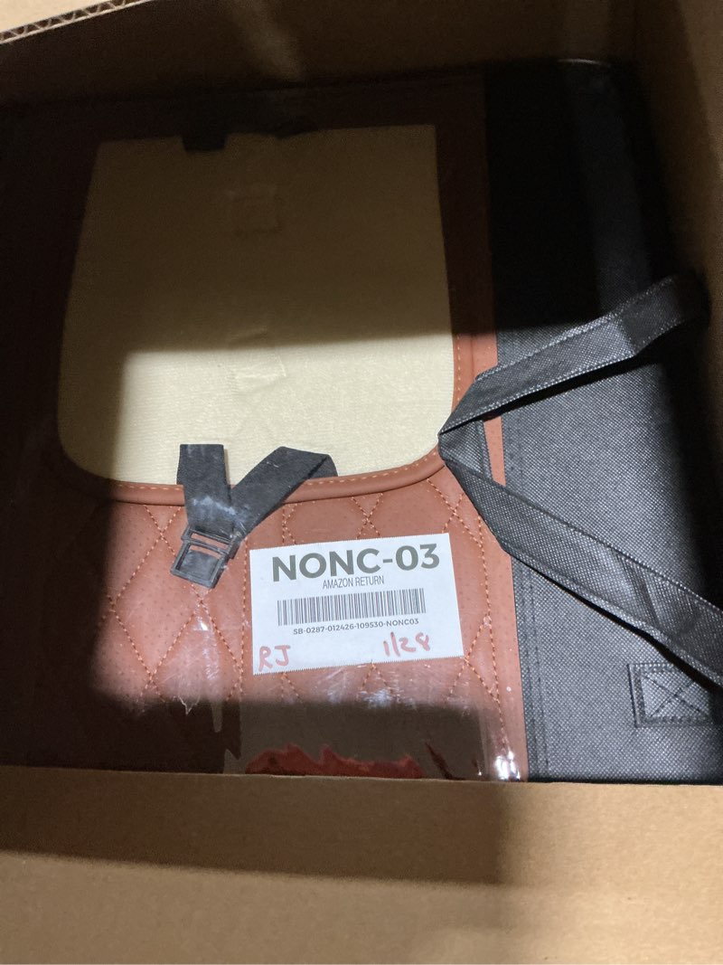 Condition photo showing Good Condition for Car Seat Cover Custom Fit for Ford F150 2009-2026 Faux Leather Seat Cover Set Compatible with Regular Cab Super Cab Super Crew Pickup Truck Cushions (Brown, Full Set) Full Set Brown