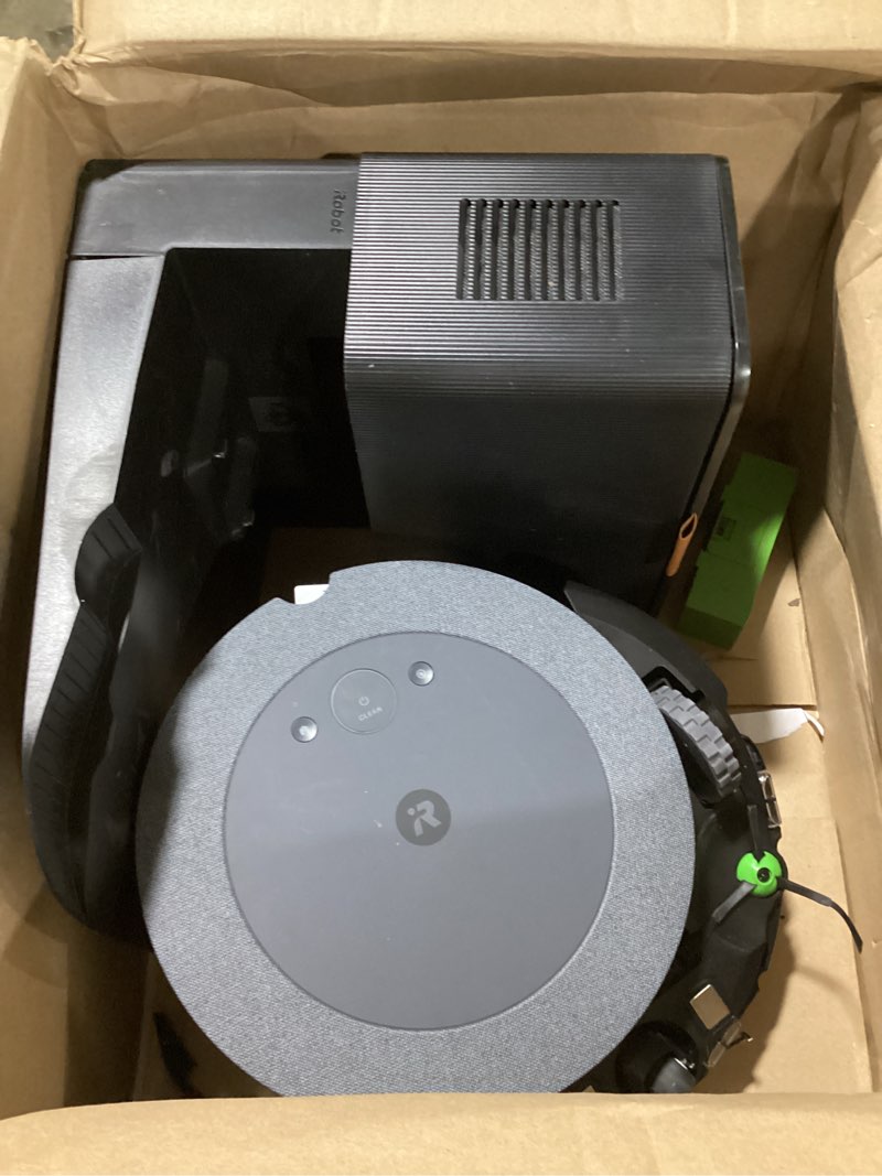 Condition photo showing As Is for iRobot Roomba Combo i5+ Self-Emptying Robot Vacuum and Mop, Clean by Room with Smart Mapping, Empties Itself for Up to 60 Days, Works with Alexa, Personalized Cleaning OS
