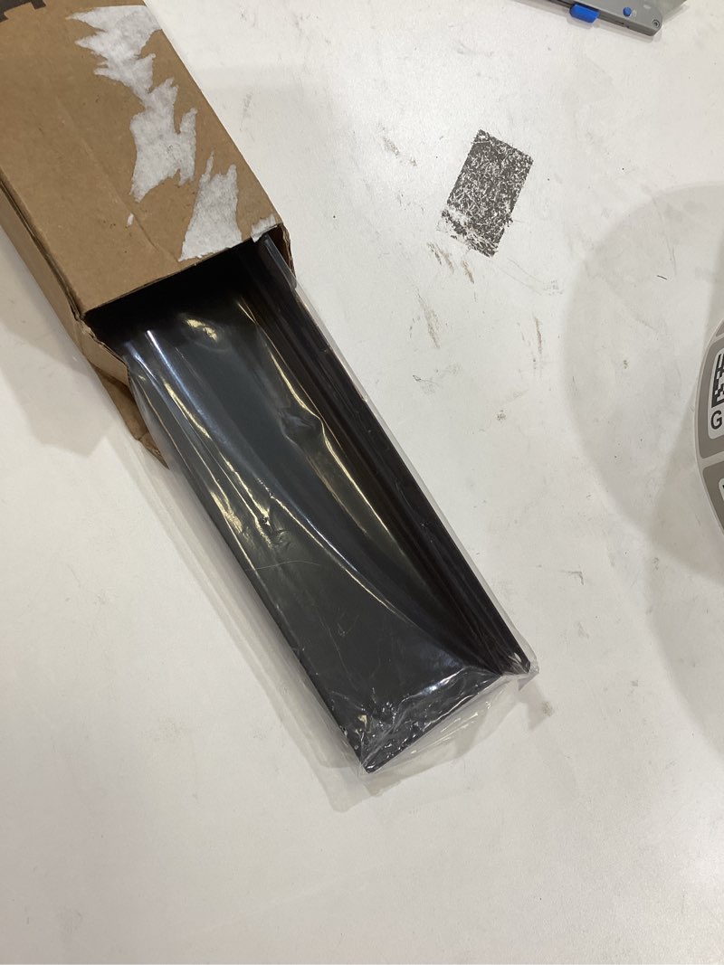 Condition photo showing Good Condition for 30" Slide-in Range Rear Filler Kit,Stove Gap Filler Strip, Stainless Steel Backsplash for Stove, Stove Trim Kit with Most Brands Between Stove and Backsplash(Black) With 2 PCS Stove Gap Covers