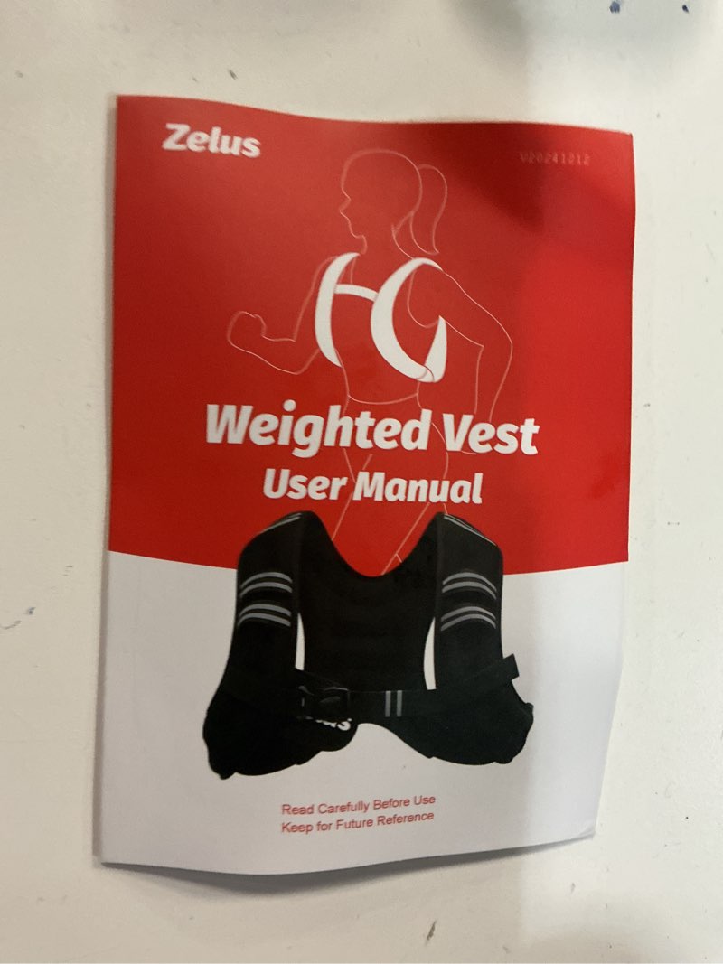 Condition photo showing Good Condition for Adjustable Weighted Vest for Women - 04-10lb/11-20lb/20-32lb Vest with 6 Ironsand Weights for Strength Training,Body Weight Vest Exercise Set for Running, Walking and Home Workouts 11-19LB Black
