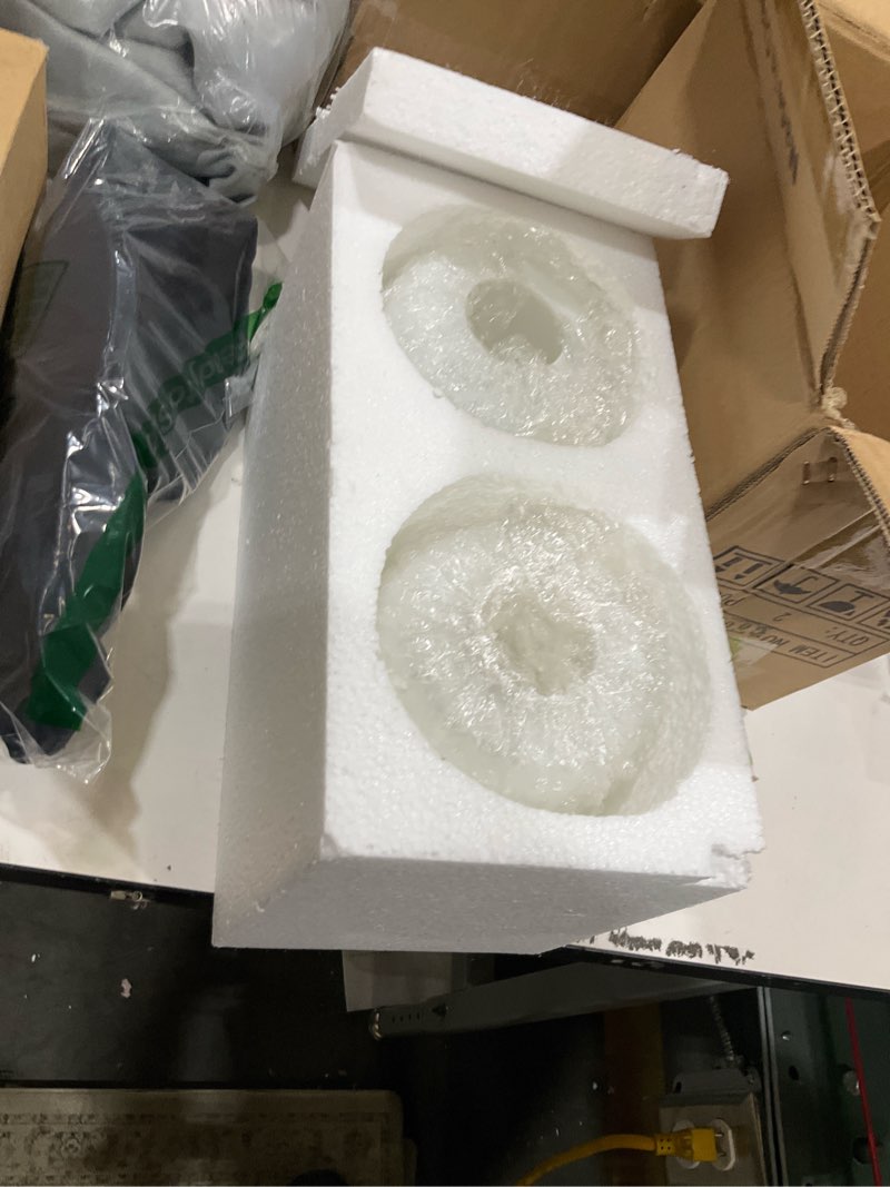 Condition photo showing Good Condition for 2 pack glass lamp shade for mini pendant light, opal white glass globe replacement for chandelier light fixture, wall sconce, 1 5/8" inch fitter