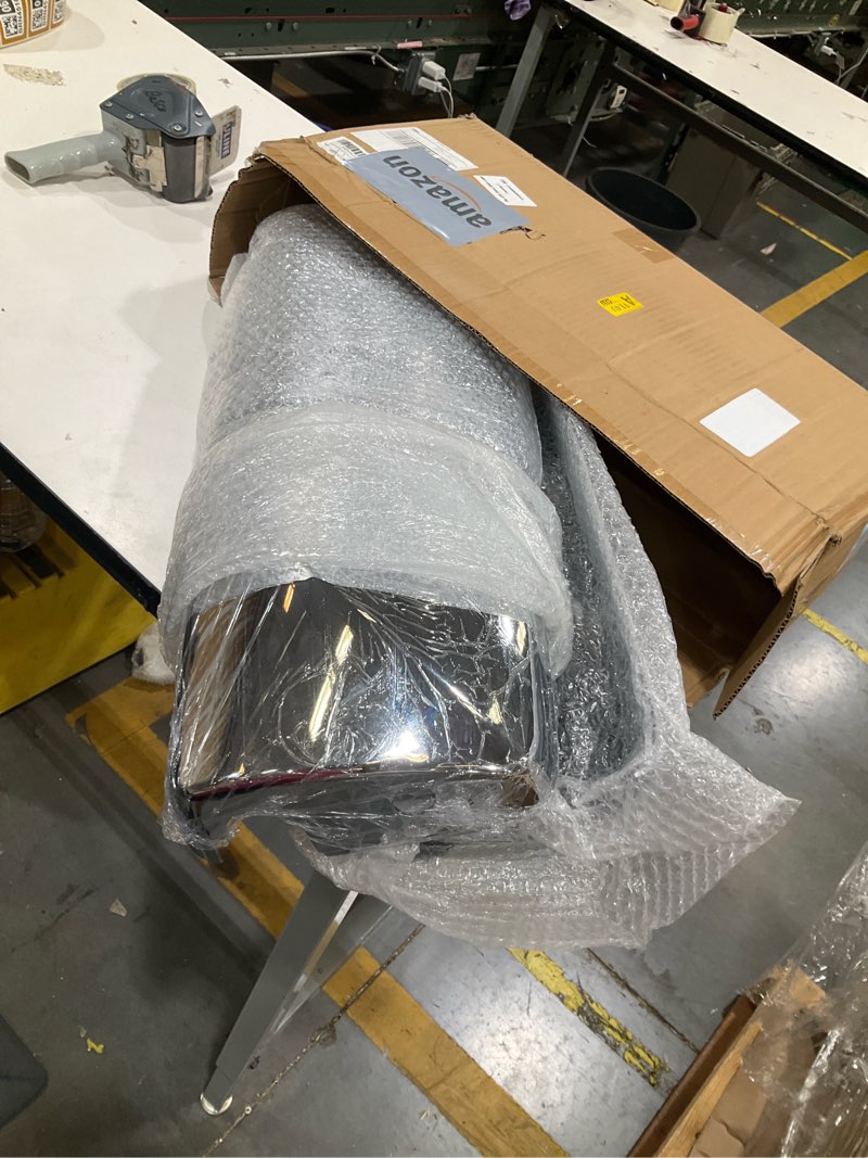 Condition photo showing Good Condition for grandroad auto chrome door mirror covers pair set compatible with volvo vnl vnm trucks 2004-2017, left driver and right passenger side for volvo mirror cover